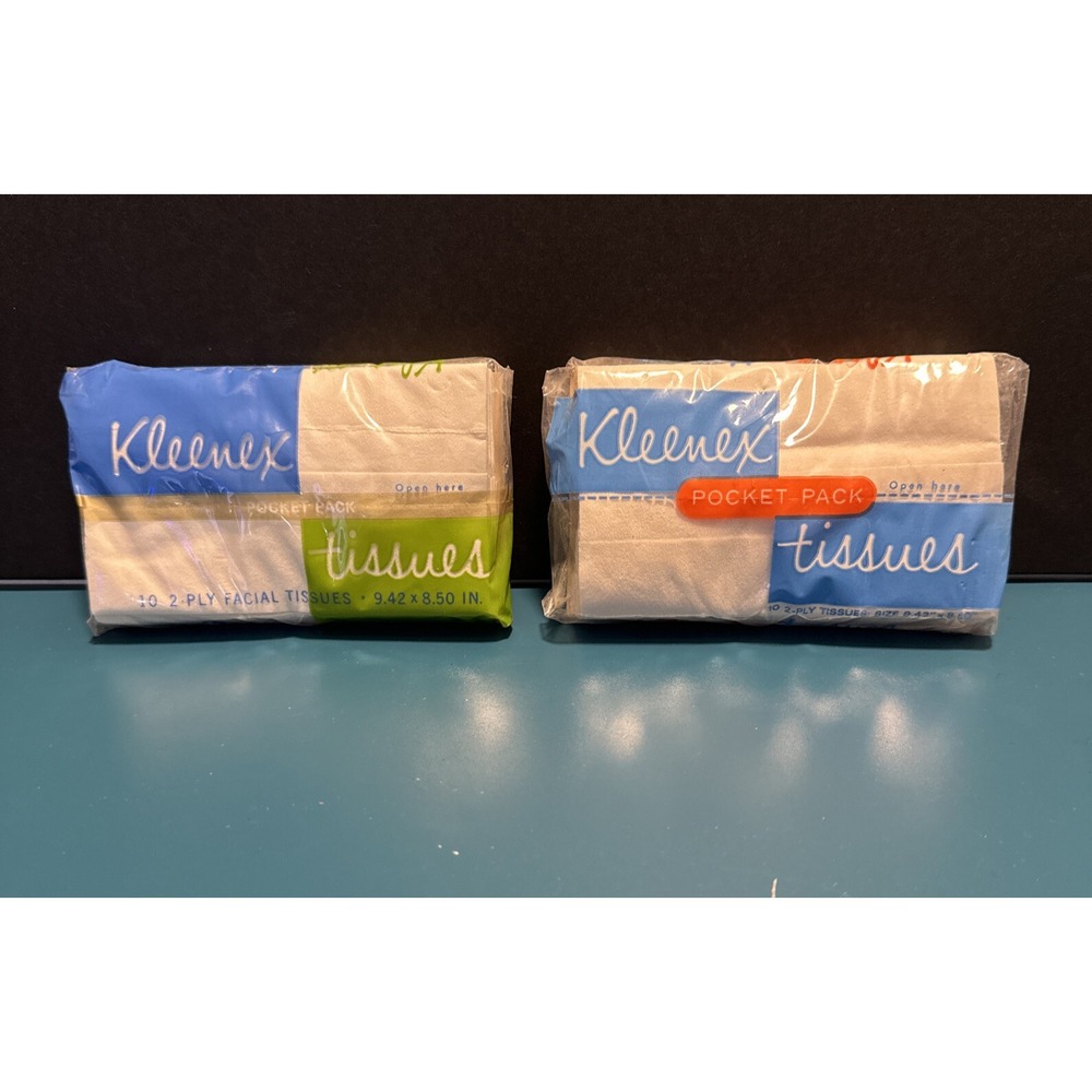Vintage Kleenex Pocket Pack Tissue